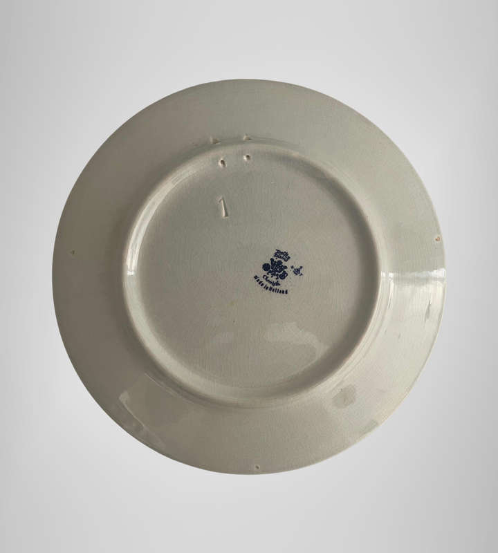 Bargain 7-Piece Dutch Delftware Decor Lot  Chemkefa plate, Boch Plate, Coasters, Candle Holder