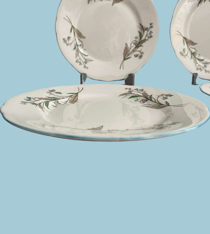 6 x Royal Stafford Bone China Side/Dessert Plates  Vintage 1940s (Established 1845, England)