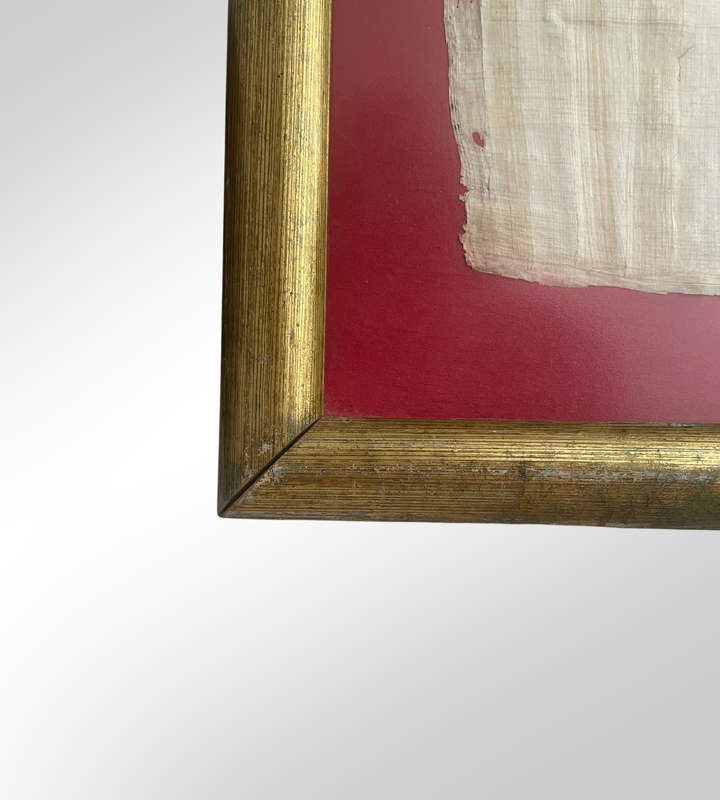 Vintage Delta Papyrus Factory Framed Egyptian Artwork  Authentic Papyrus 74cm x 50cm