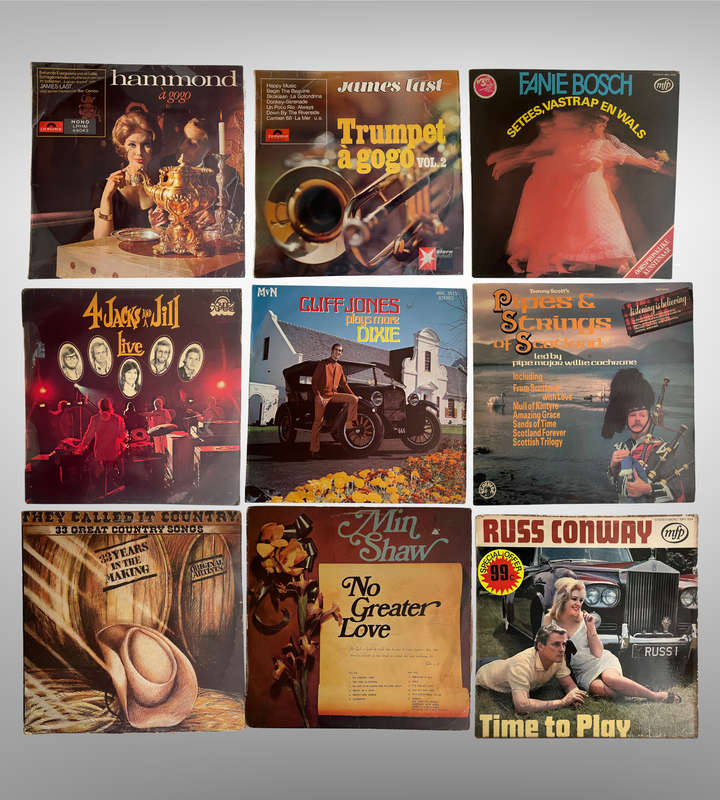 Bargain Huge Lot of 138 LPs / Vinyl's | Jack and Jill Live, Jody Fan, Min Shaw, Russ Conway & More