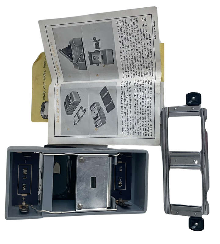 Vintage Samoca Camera Co. Romance Daybrite 35mm Slide Viewer - Boxed with Spare Bulbs