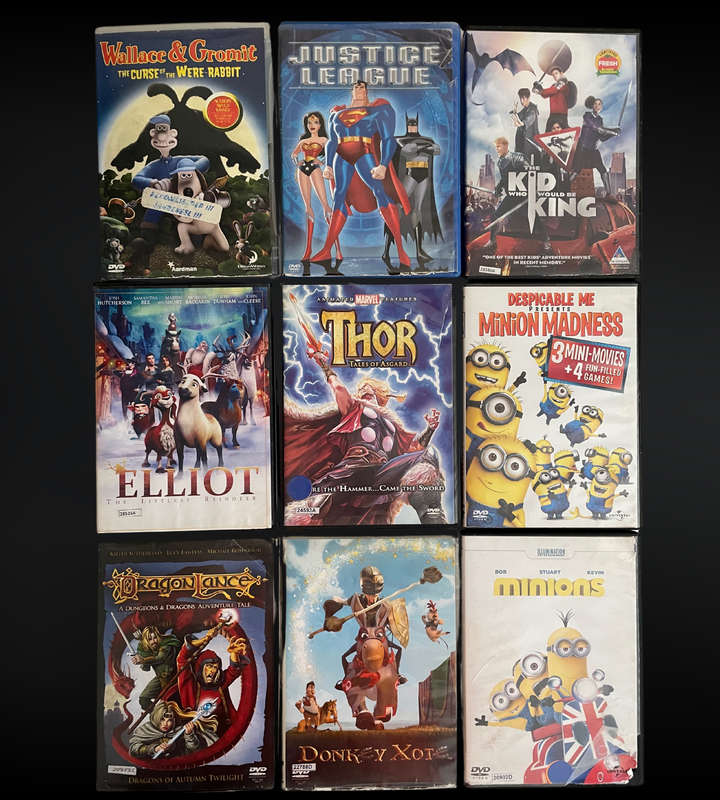 70+ Kids & Family DVD Bundle | Animated & Live-Action Favorites | Used