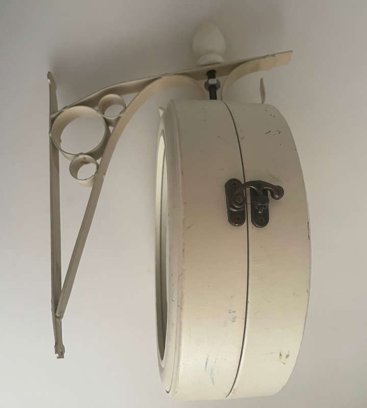 RARE Vintage Double-Sided Wall Clock  Perfect for Cottagecore Décor