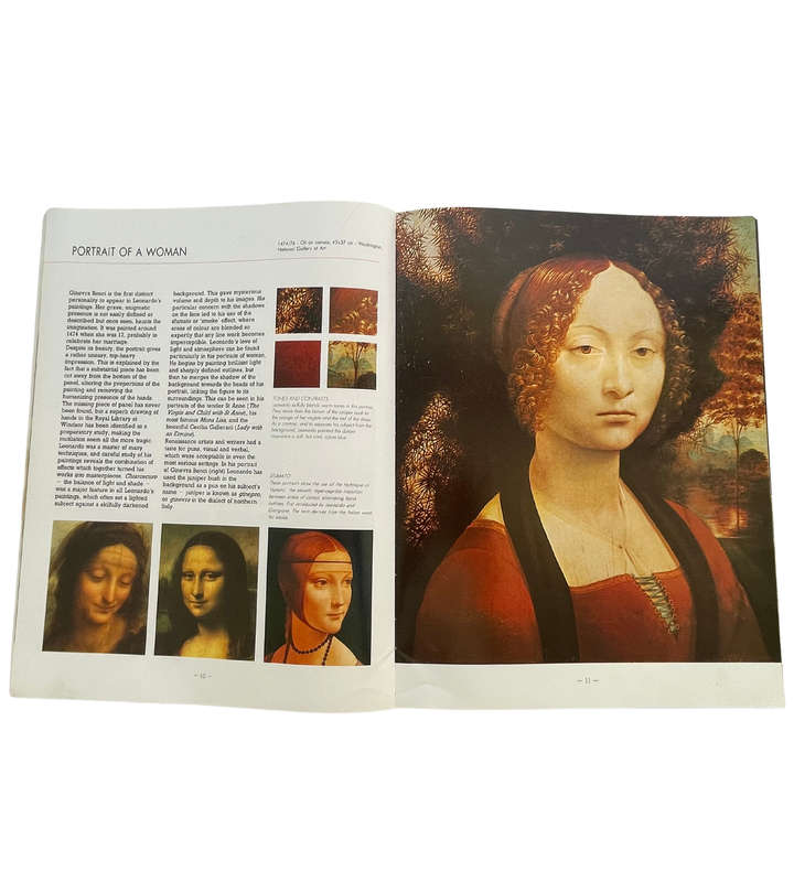 Art Collection Magazines: Discovering the Great Paintings  Monet & Leonardo Da Vinci (1989/90)
