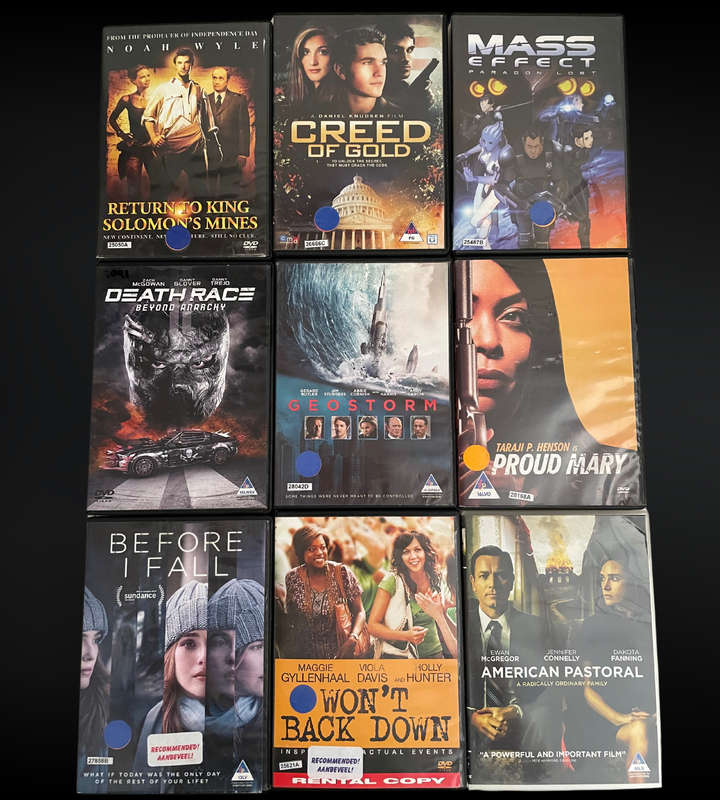 Reduced to clear - 90+ Mixed DVDs  Thriller, Comedy, Action, Drama & Romance! Bargain Lot  Used