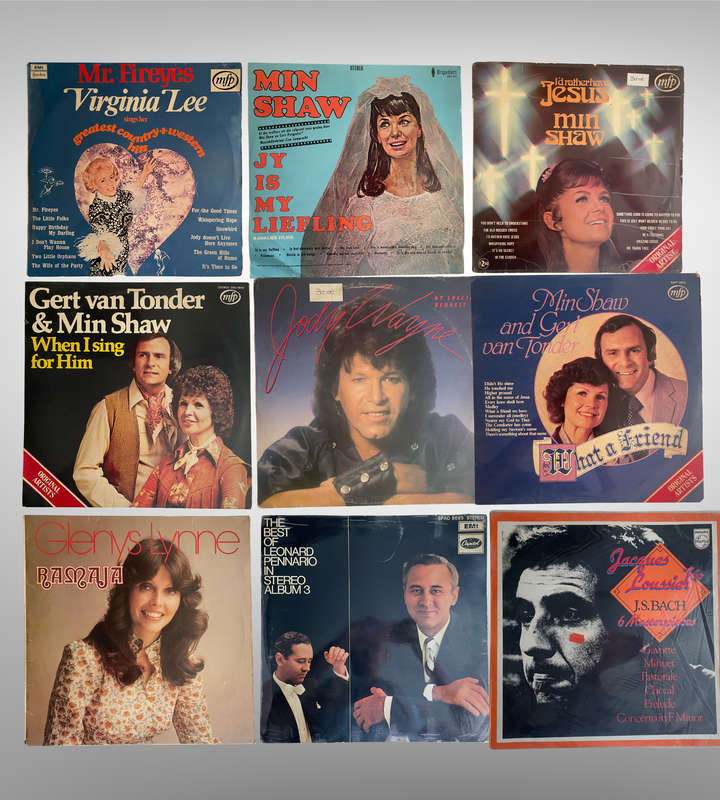 Bargain Huge Lot of 138 LPs / Vinyl's | Jack and Jill Live, Jody Fan, Min Shaw, Russ Conway & More