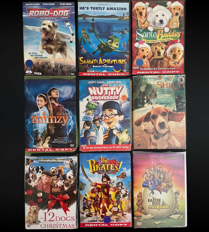 70+ Kids & Family DVD Bundle | Animated & Live-Action Favorites | Used
