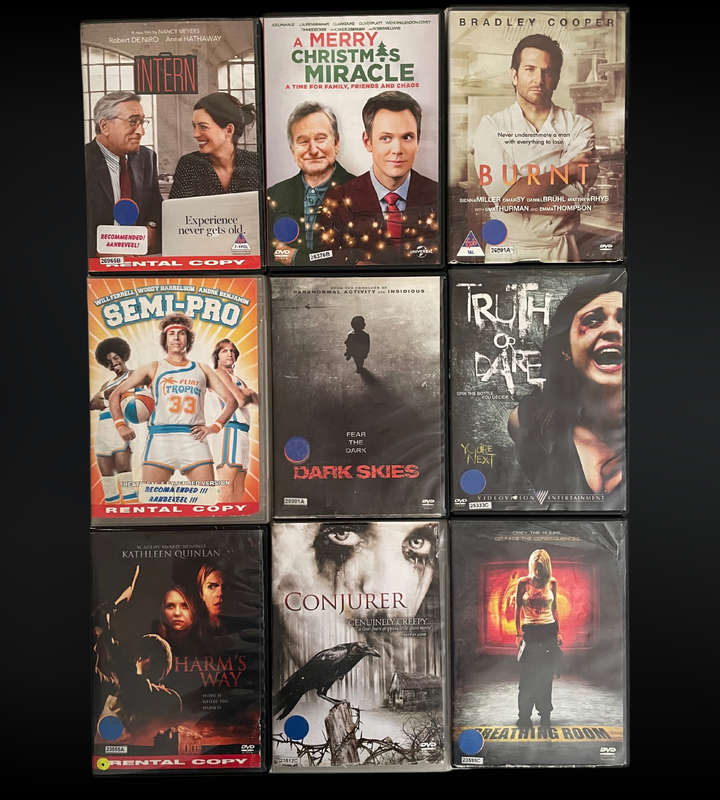 Reduced to clear - 90+ Mixed DVDs  Horror, Thriller, Comedy, Action & Drama! Bargain Lot  Used