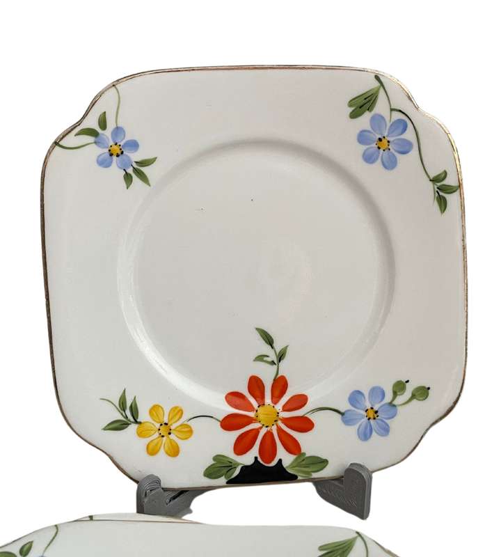 13-Piece Bell China Art Deco Set  Hand Painted, 1930s (1936-1966, England)