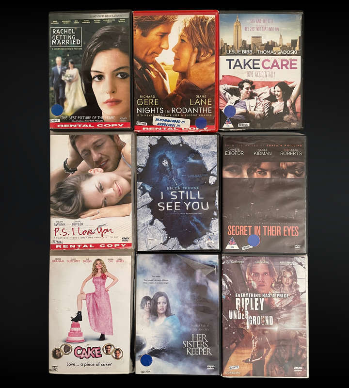 Reduced to Clear - 90+ Mixed DVDs Thriller, Comedy, Action, Drama & Romance! Bargain Lot Used
