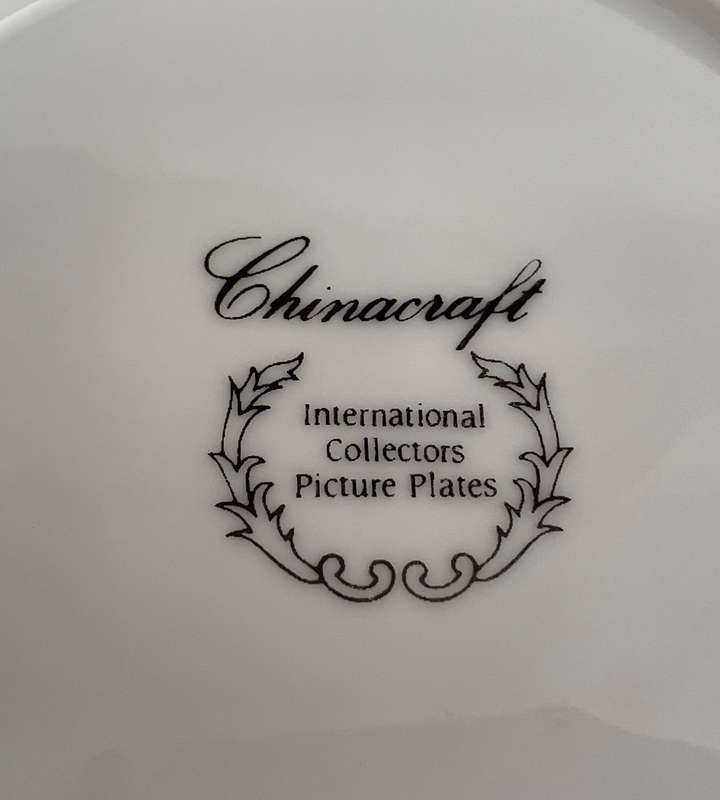 Chinacraft International Collectors Picture Plate