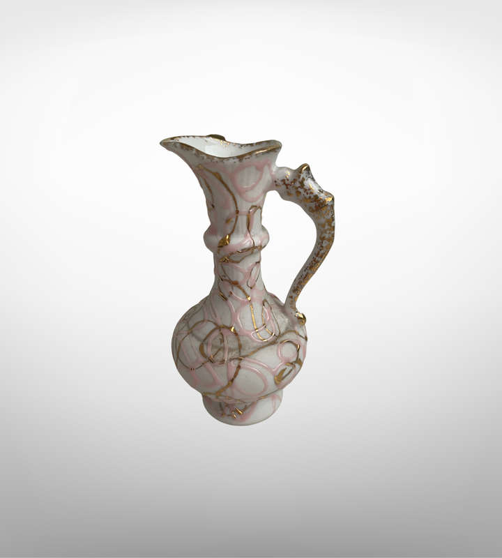6-Piece Miniature Vase Collection  Ernst Bohne, Lefton, Balboa, Keto Keramik