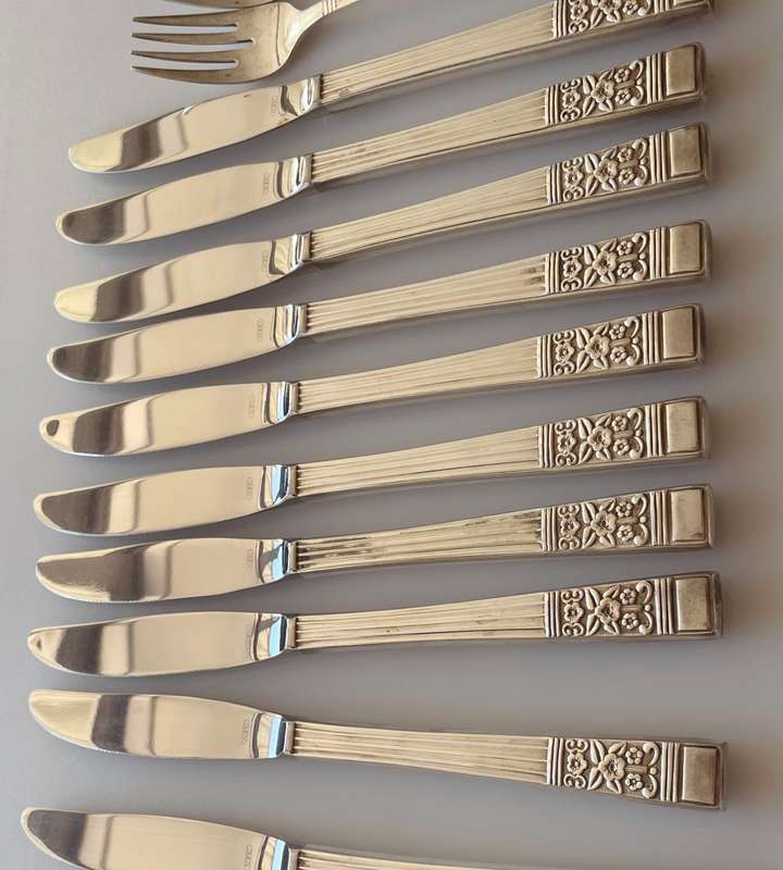 Incomplete 50-Piece NTC Silver Plated Cutlery Set (1940)  Coronation Pattern, Great Condition