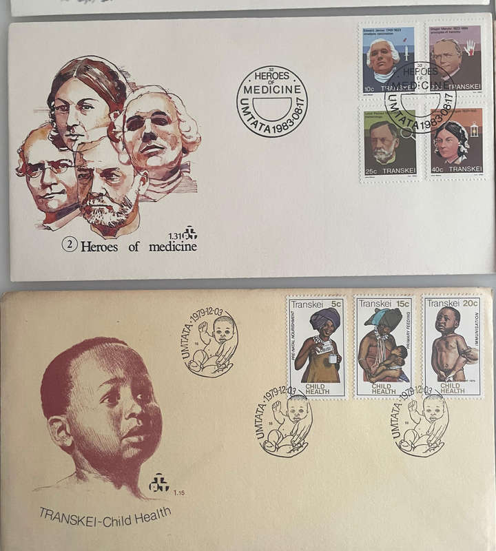 Lot of 15 Transkei First Day Covers | 1970s1980s | Nature, Heritage, Medicine, Scouts, Water Resour