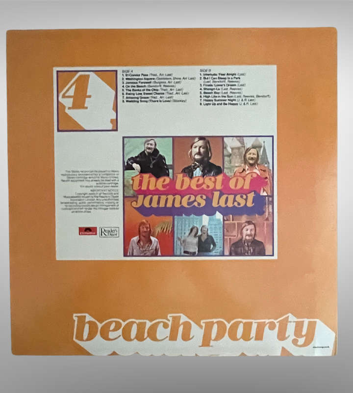 The Best of James Last  8 LP Vinyl Box Set | Readers Digest Collection | With Certificate