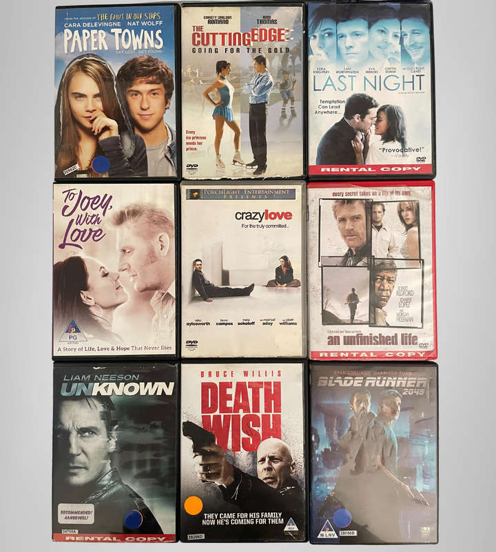 130+ Mixed Genre DVD Lot  Romance, Thriller, Comedy, Family, Drama, Horror & Action  Bargain Bundl