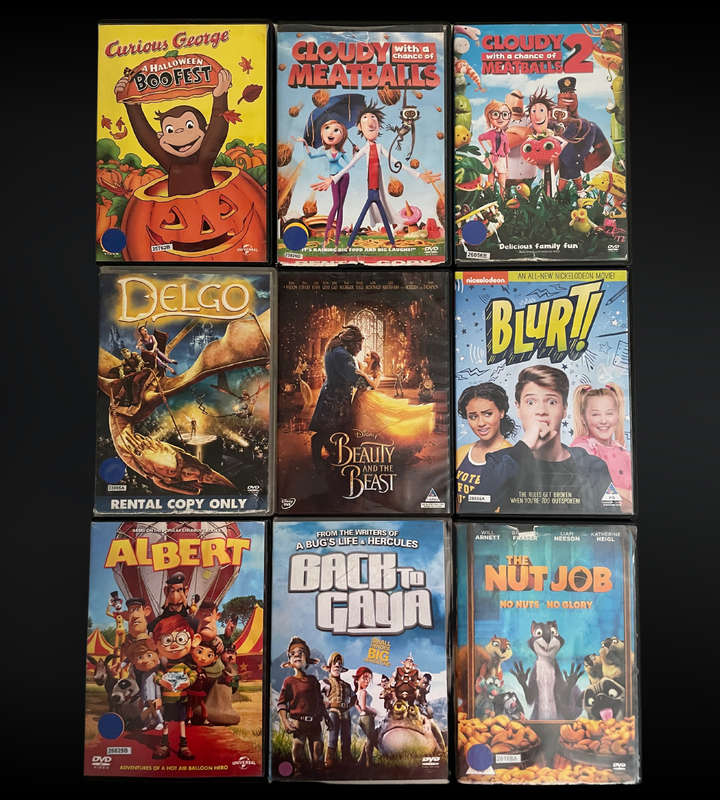 70+ Kids & Family DVD Bundle | Animated & Live-Action Favorites | Used
