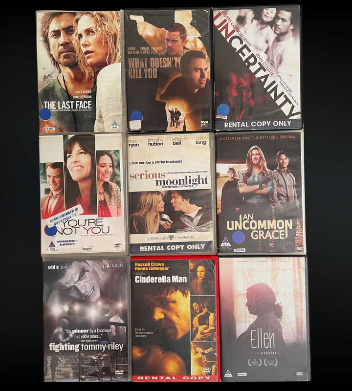 Reduced to clear - 90+ Mixed DVDs  Horror, Thriller, Comedy, Action, Drama & Romance!