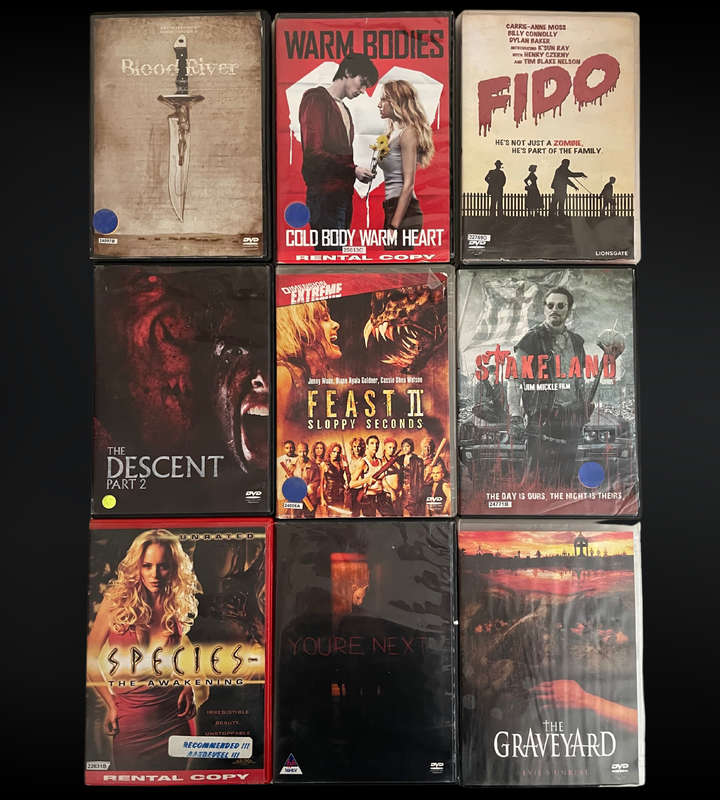 Reduced to clear - 90+ Mixed DVDs  Horror, Thriller, Comedy, Action & Drama! Bargain Lot  Used