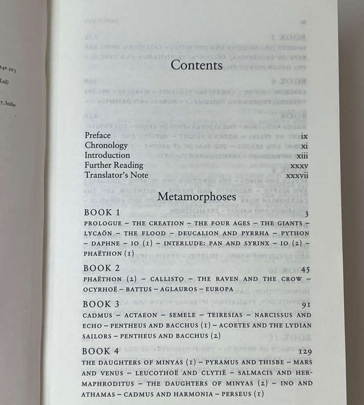 Ovid  Metamorphoses (Penguin Clothbound Classics, 2014)  Collectible Hardcover Edition
