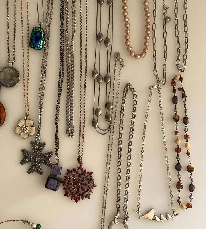 Bulk Lot of 30+ Vintage Costume Jewellery Necklaces - Mixed Styles