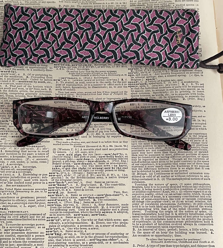 Sight Station +3.00 Artisan Mulberry Reading Glasses with pouch + Free Sunglasses (Choose A, B, C, o