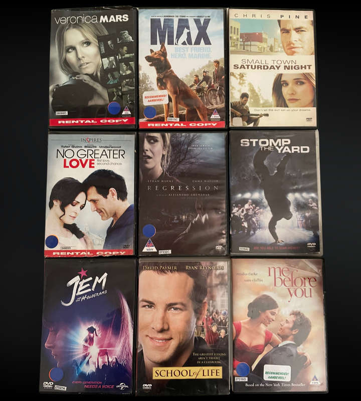 90+ Mixed Genre DVDs  Thriller, Drama, Comedy, Action & More! Bargain Lot  Used Condition