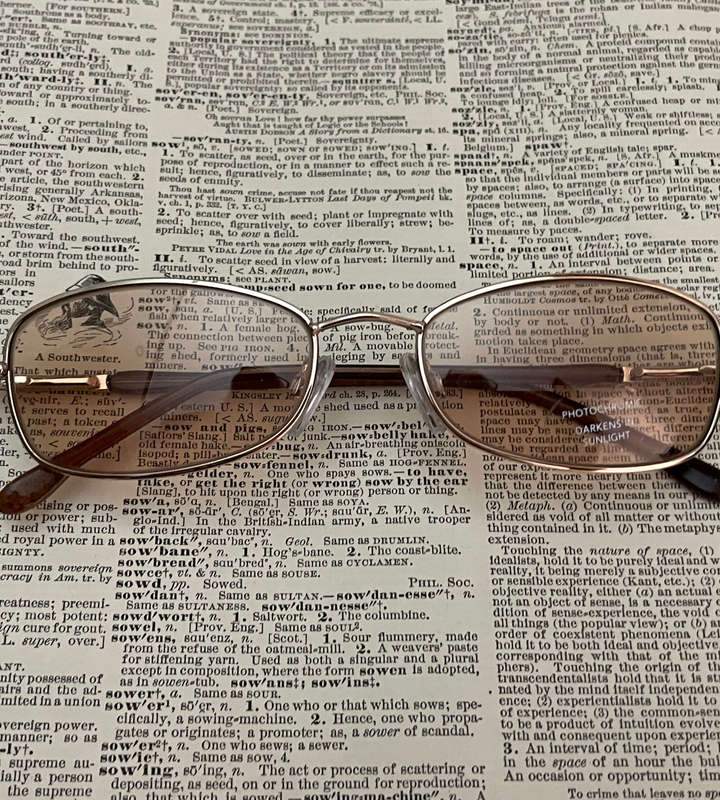Boots Photochromic Sunglasses  Tiny Seed Pearl Detail, Style 100B, Elegant & Functional
