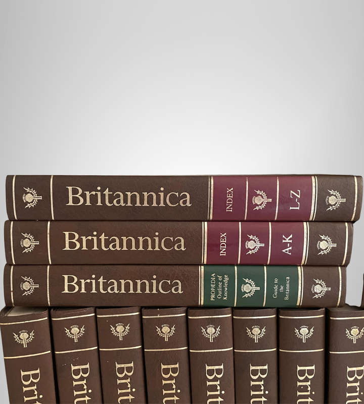 Encyclopedia Britannica 15th Edition (1970s) | 32-Volume Set  40 Books Total | Classic Reference