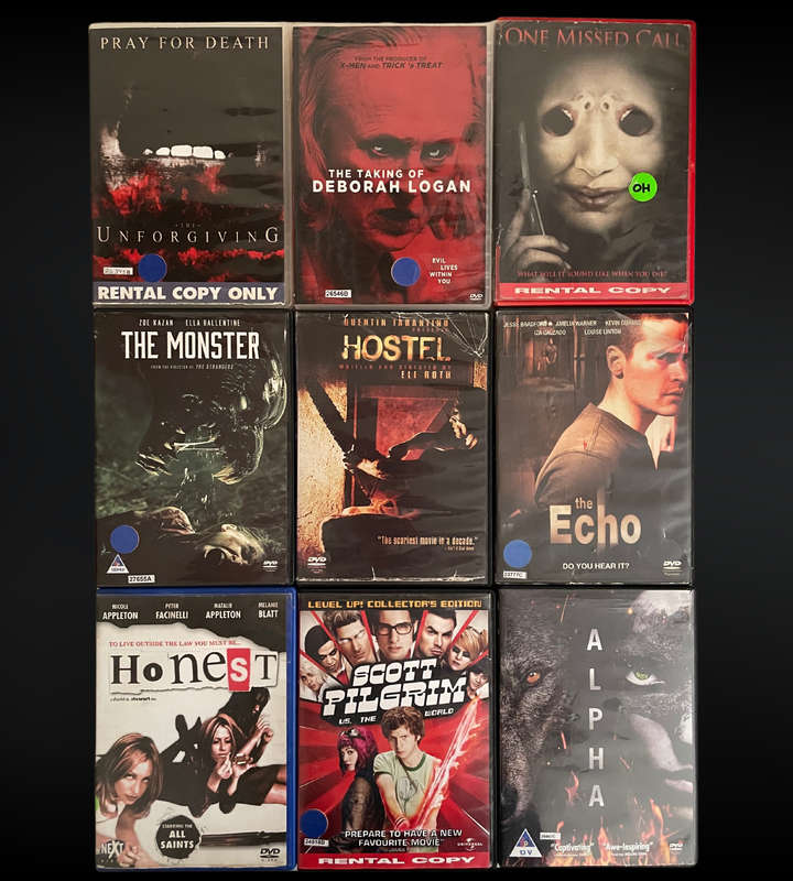 Reduced to clear - 90+ Mixed DVDs  Horror, Thriller, Comedy, Action & Drama! Bargain Lot  Used