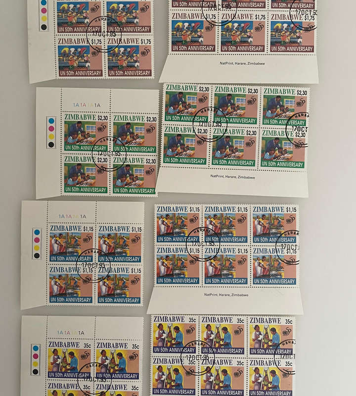 19951996 Zimbabwe Stamp Collection  Flora, Landscapes, Dams & Industry  328+ MNH Stamps