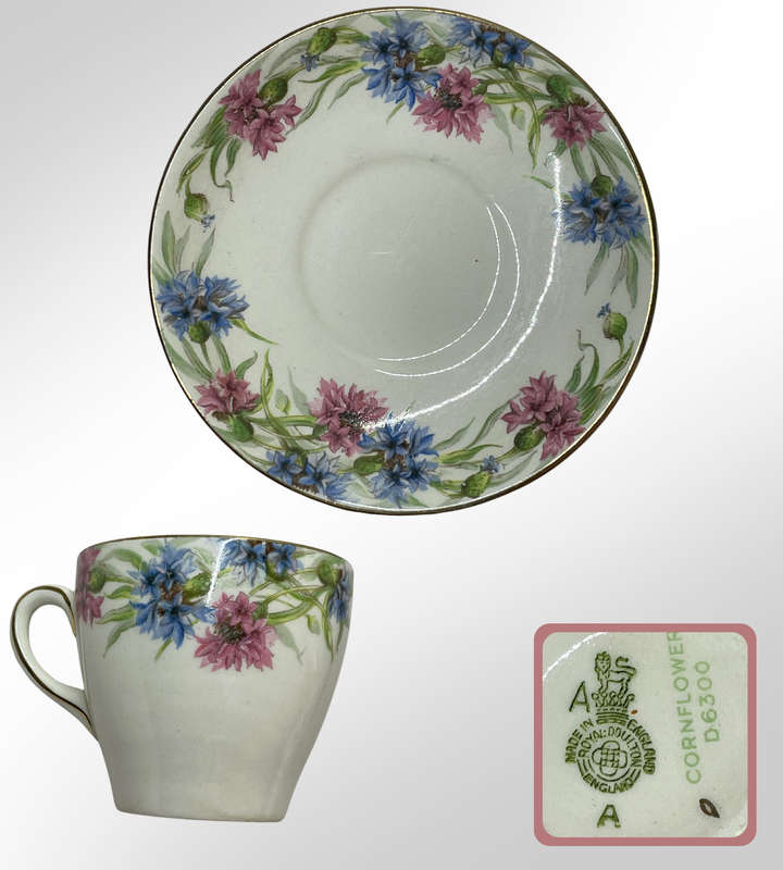 10-Piece Floral Cottage Chic Collection | Royal Worcester, Royal Doulton, Rosenthal, Staffordshire |