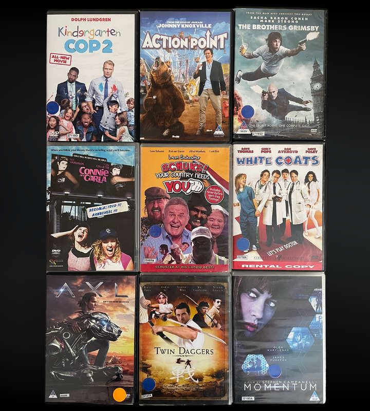 90+ Mixed DVDs