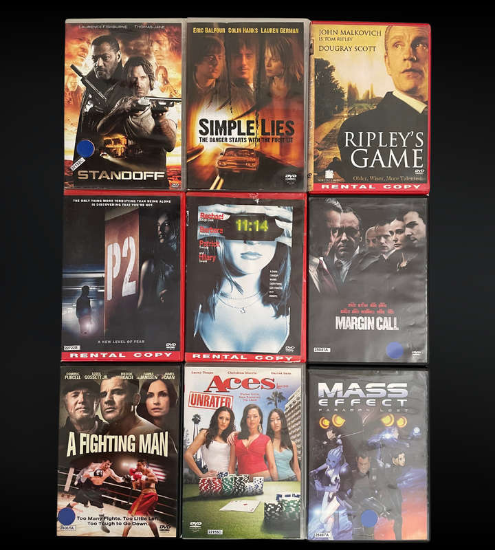 Reduced to Clear - 90+ Mixed DVDs Thriller, Comedy, Action, Drama & Romance! Bargain Lot Used