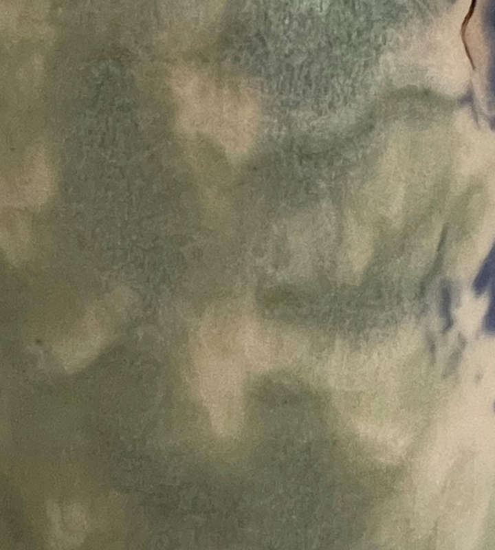 Unique Unmarked Stoneware Vase  Four Faces  Super Heavy Glaze  Brutalist Pottery- Studio Pottery
