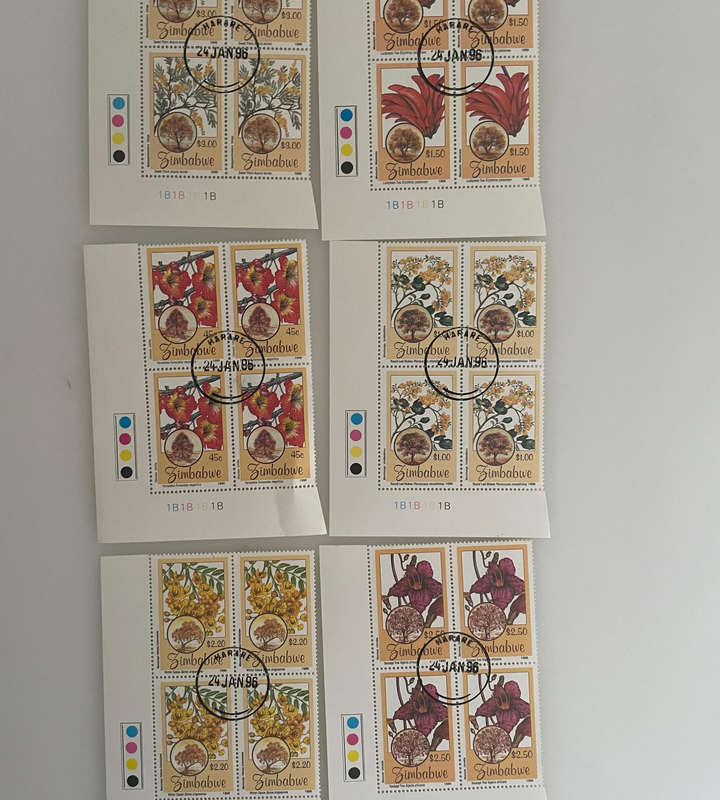 19951996 Zimbabwe Stamp Collection  Flora, Landscapes, Dams & Industry  328+ MNH Stamps