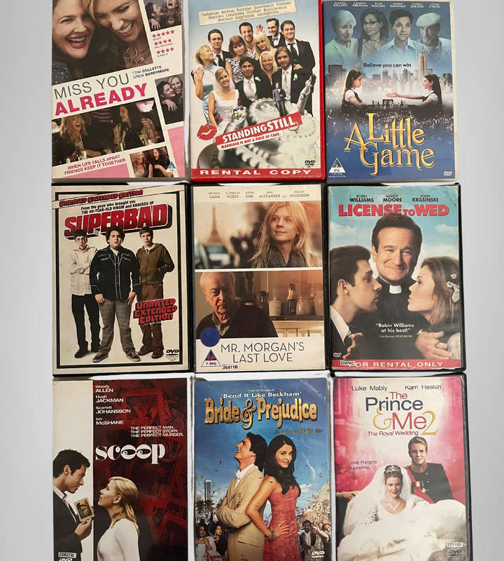 100+ Mixed Genre DVD Lot  Romance, Thriller, Comedy, Family, Horror & Action  Bargain Bundle