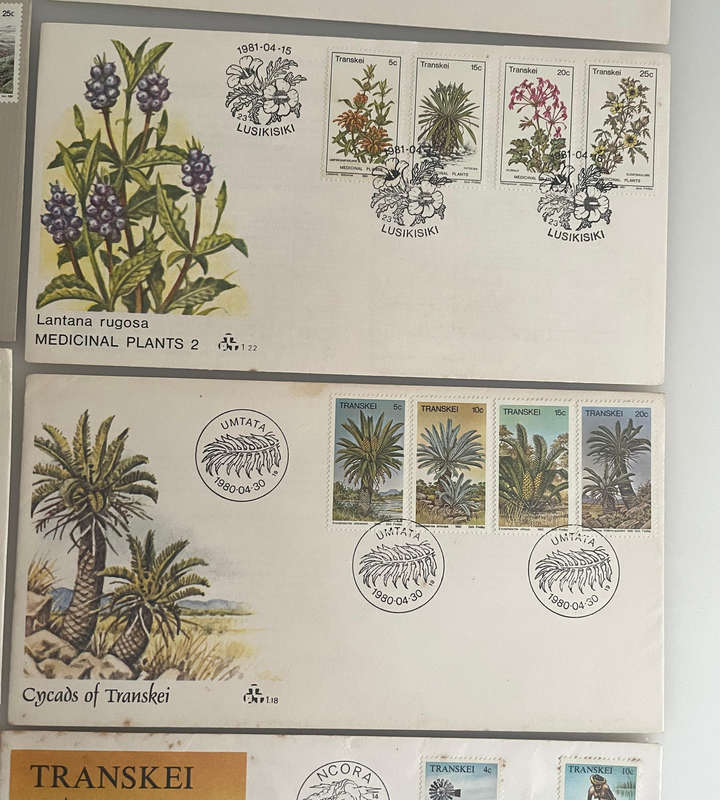 Lot of 15 Transkei First Day Covers | 1970s1980s | Nature, Heritage, Medicine, Scouts, Water Resour