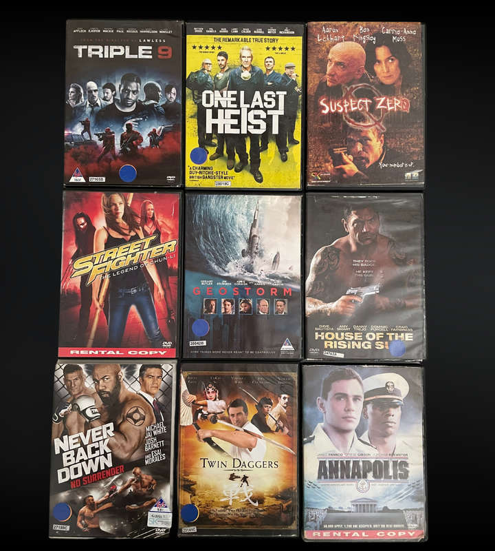 Reduced to Clear - 90+ Mixed DVDs Thriller, Comedy, Action, Drama & Romance! Bargain Lot Used