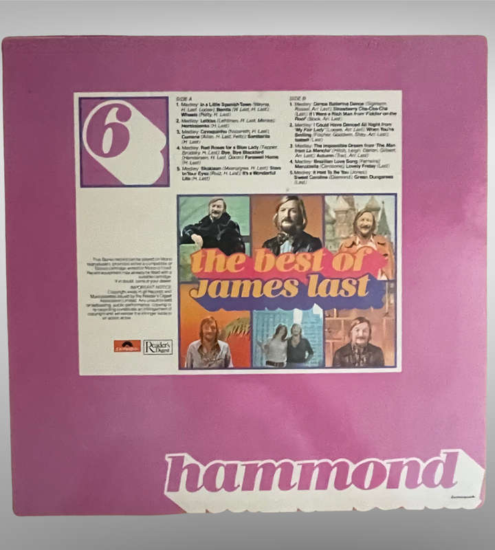 The Best of James Last  8 LP Vinyl Box Set | Readers Digest Collection | With Certificate
