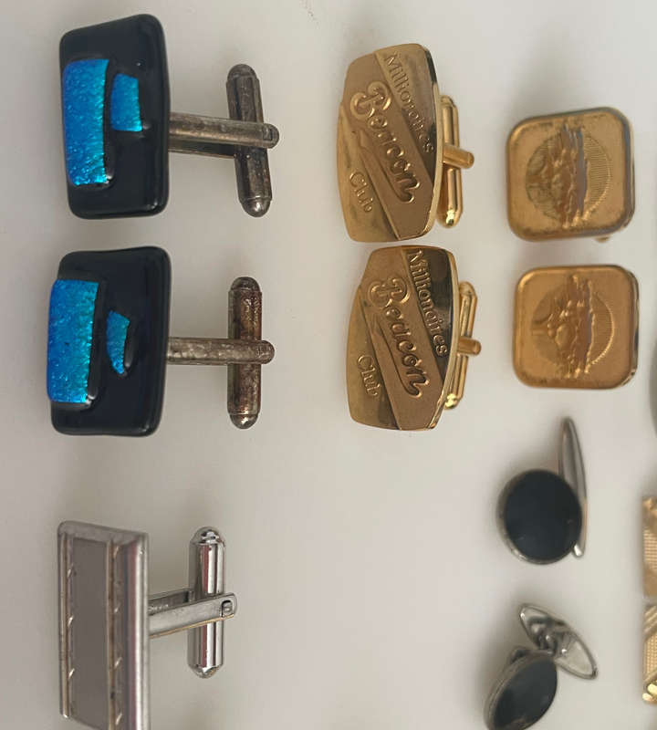 Vintage Cufflink & Tie Clip Collection  Mixed Lot | Stratton, Swank, Crown Jewelry