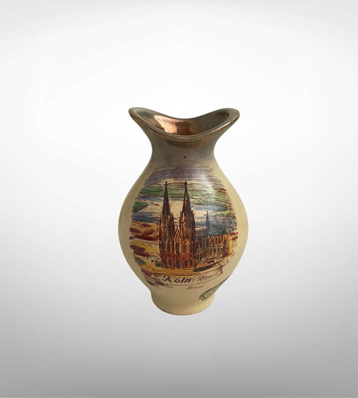 6-Piece Miniature Vase Collection  Ernst Bohne, Lefton, Balboa, Keto Keramik