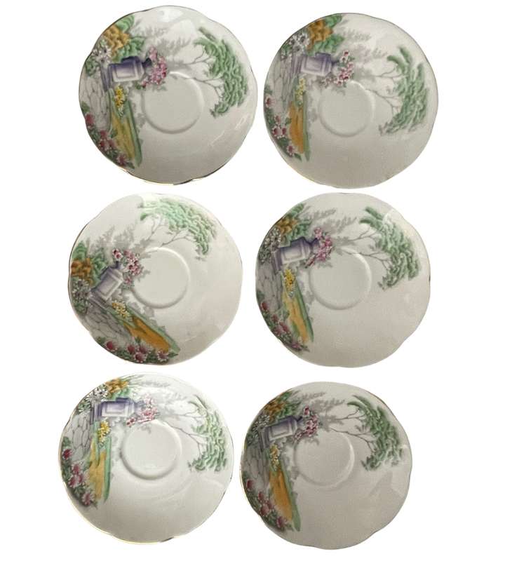 14-Piece Part Tea Service  Adderley Fine Bone China (c. 1947, England)