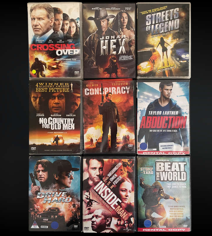90+ Mixed DVDs