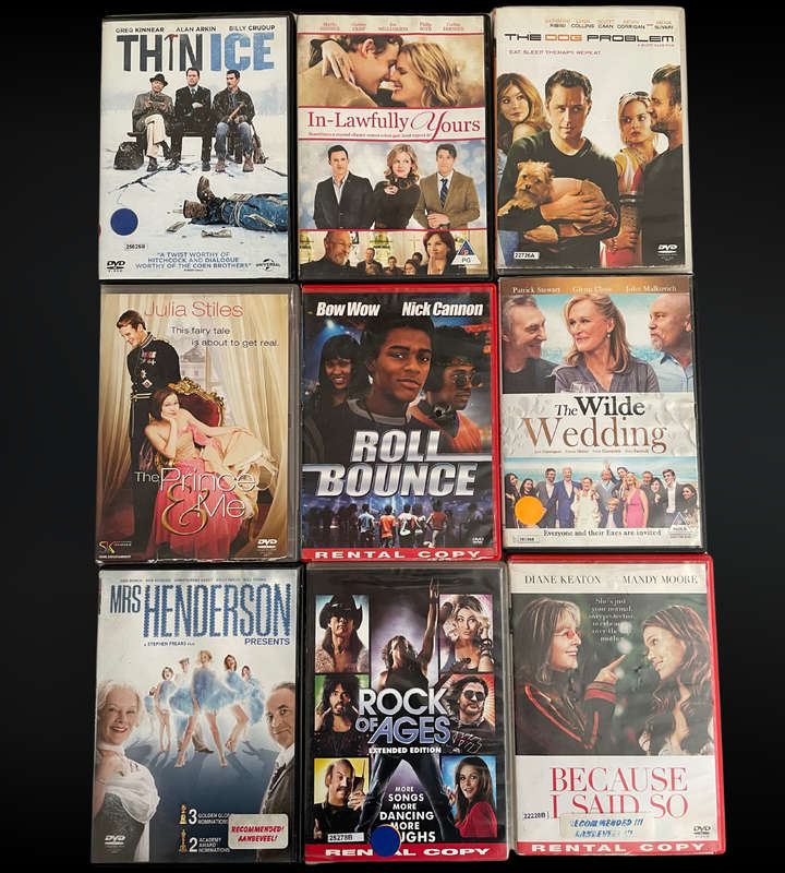 90+ Mixed Genre DVDs  Thriller, Drama, Comedy, Action & More! Bargain Lot  Used Condition