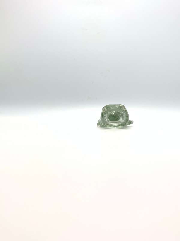 Ngwenya Glass Crocodile Ornament: Small Glass Collectible from Swaziland