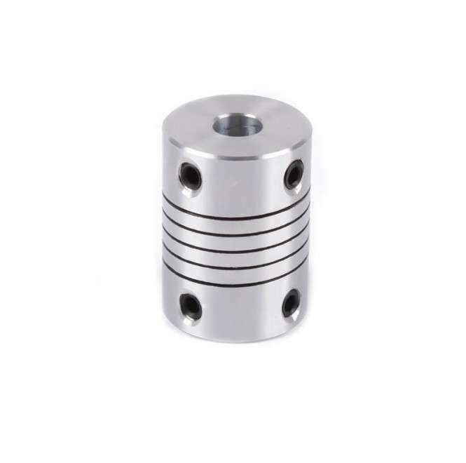Aluminum alloy elastic coupling 3*6.35