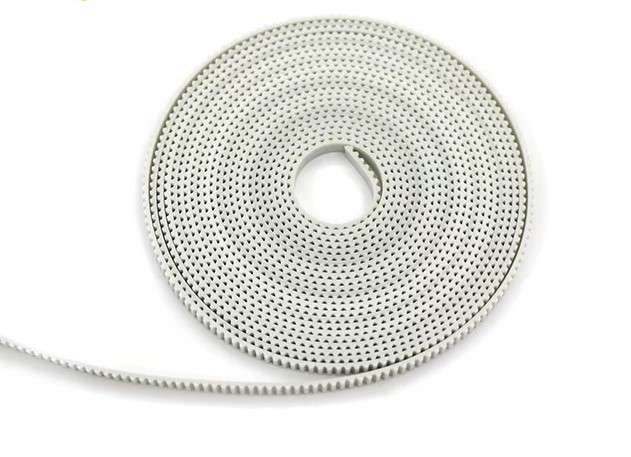 2GT Ring open Synchronous Belt Rubber white Transmission  GT2-10mmPU 5Meter/roll