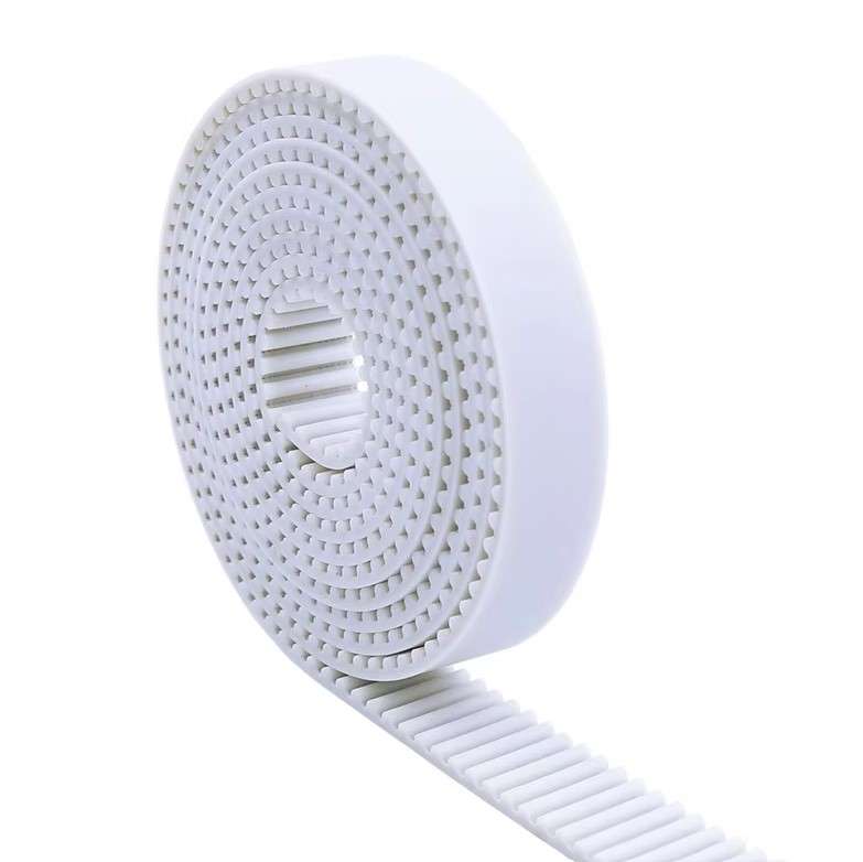 2GT Ring open Synchronous Belt Rubber white Transmission GT2-10mmPU 1Meter/roll