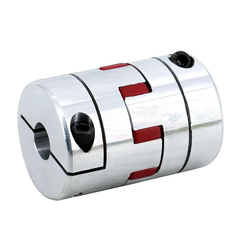 Large torque aluminum alloy star type plum, spring, three jaw servo motor coupling (20x30 5*5)